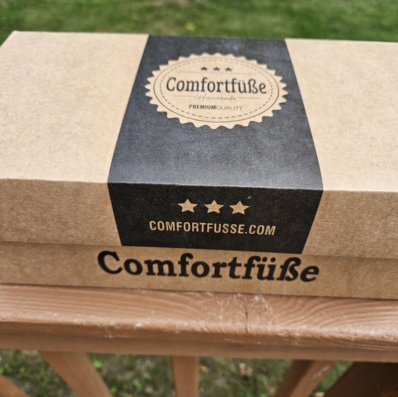 Comfortfube Black Leather Milano Sandals (Nubuck sole) Sz 38 - Picture 11 of 12